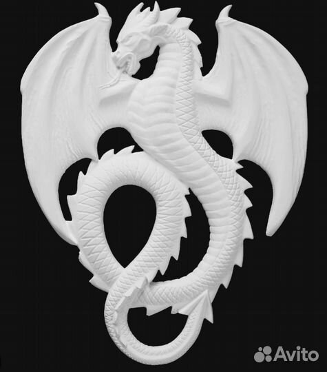 Гипсовая фигурка дракончика от 50 до 300