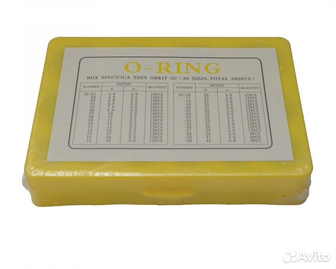 Набор уплотнительных колец,натуральный каучук 363ш