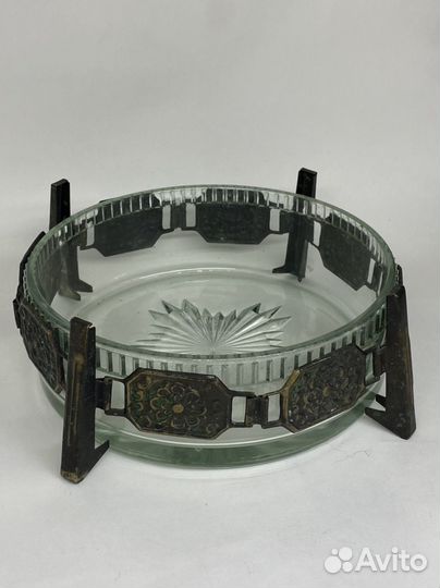 Конфетница мельхиор СССР