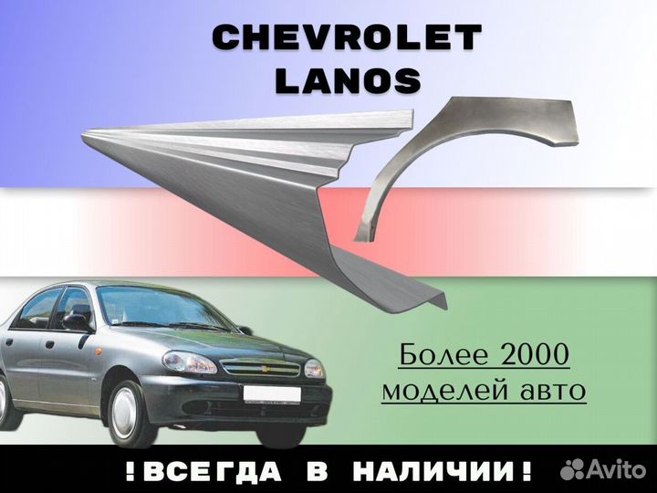 Пороги ремонтные Renault Logan