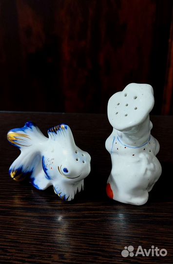 Солонки фарфор СССР лфз