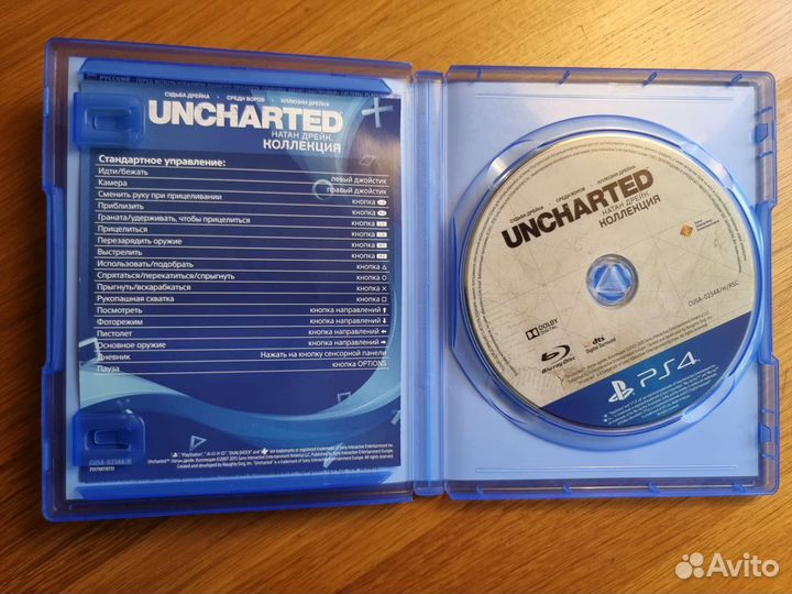 Uncharted коллекция ps4