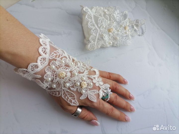 Перчатки митенки