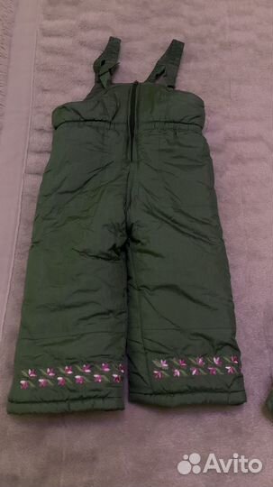 Зимний комбинезон для девочки 86