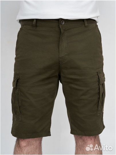 Шорты мужские с боковыми карманами хаки