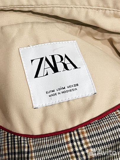 Тренч женский бежевый zara М