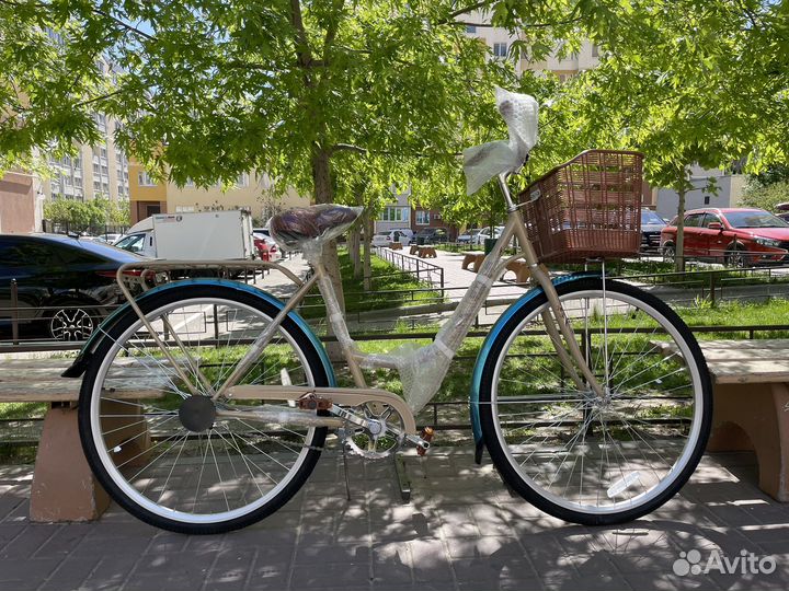 Новый велосипед Stels Navigator 325 с корзинкой