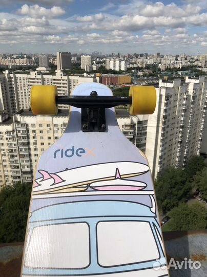 Лонгборд Скейт +шлем и щитки+чехол прокат аренда