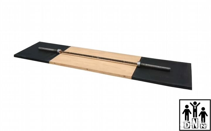 Помост для становой тяги компактный 274Х72Х4см DNN