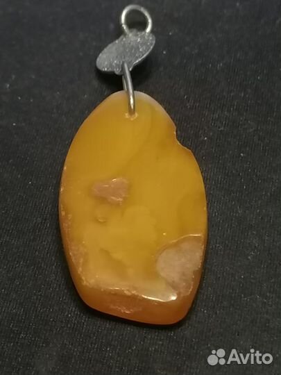 Кулон янтарь собор Св. Анны СССР Литва 70-гг