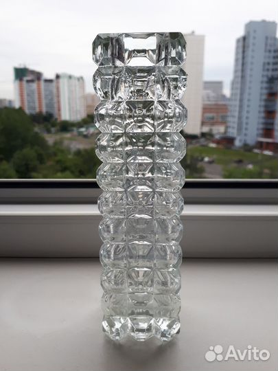 Ваза стекло период СССР Чехословакия