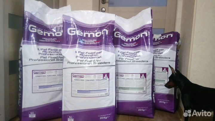 Корм для собак Gemon 20 кг и Monge 15 кг