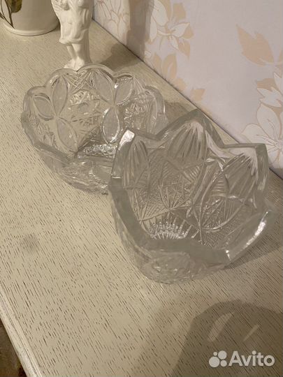 Ваза хрустальная