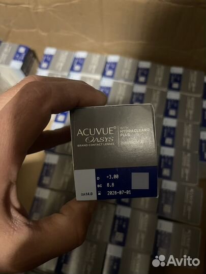 24 штуки пачка Линз acuvue oasys двухнедельные