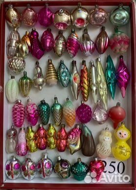 Елочные игрушки ссср, винтаж