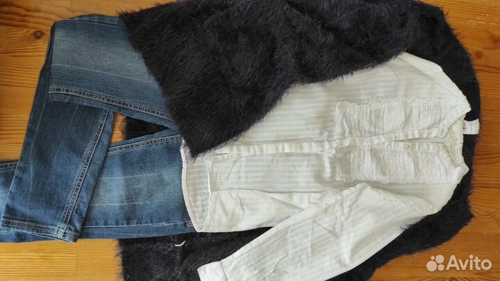 Одежда для девочки пакетом 140 (10л)