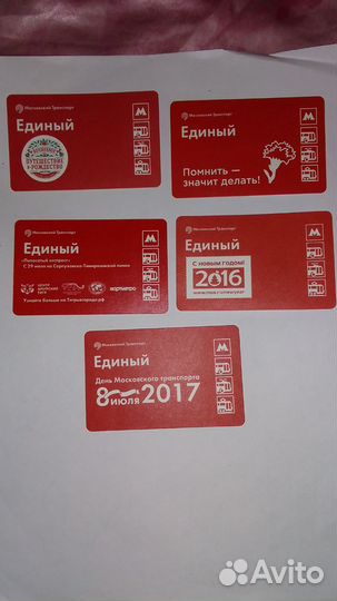 Проездные билеты Московского транспорта