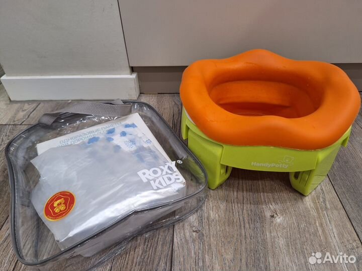 Горшок детский дорожный Roxy Kids и сменные пакеты