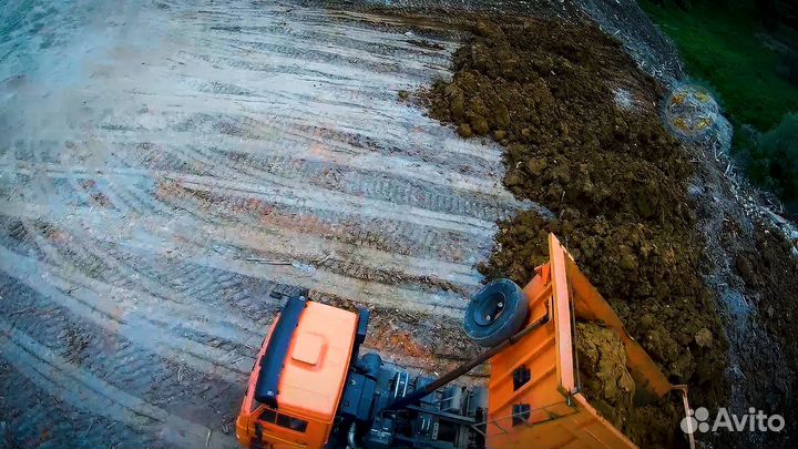 Грунт планировочный доставка от 100 кубов