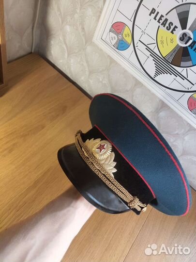 Фуражка офицера СССР танковые войска артиллерия 59