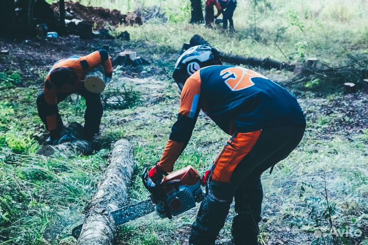 Спил деревьев расчистка участка