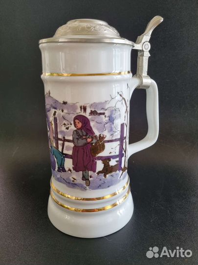 Кружки пивные Германия, стакан Рига, кружка Чехия