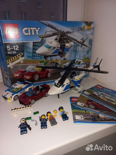 Lego City 60139 lego 60138 лего 60206