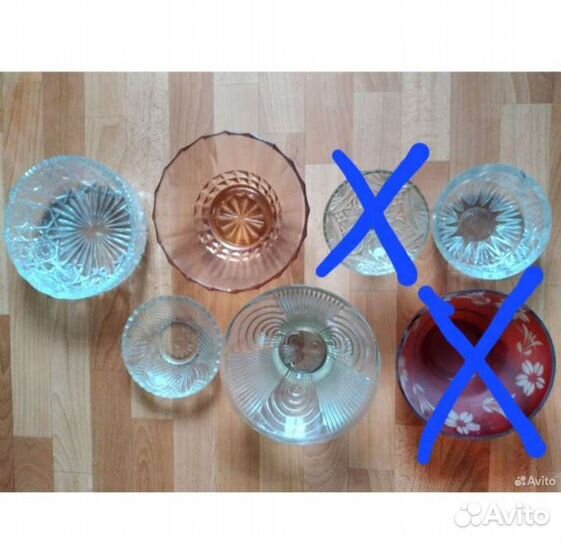 Вазы стекло/хрусталь