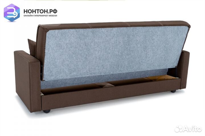 Диван книжка Прайм коричневый