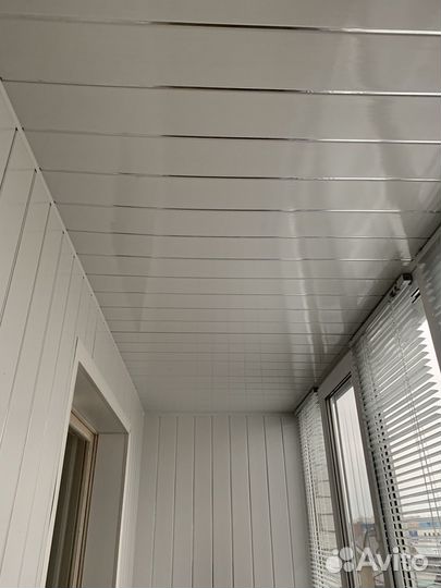 Обшивка балкона.Остекление.Окна