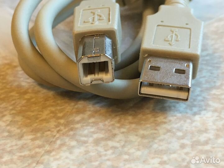 Кабель USB 2.0 Am-Bm Шнур Питания IEC C13-CEE 7/7