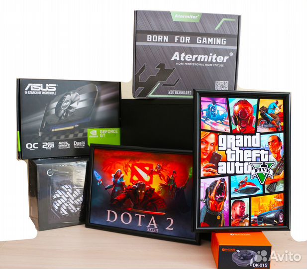 Игровой компьютер пк Intel 1225v2/SSD/DDR3 8/Nvidi