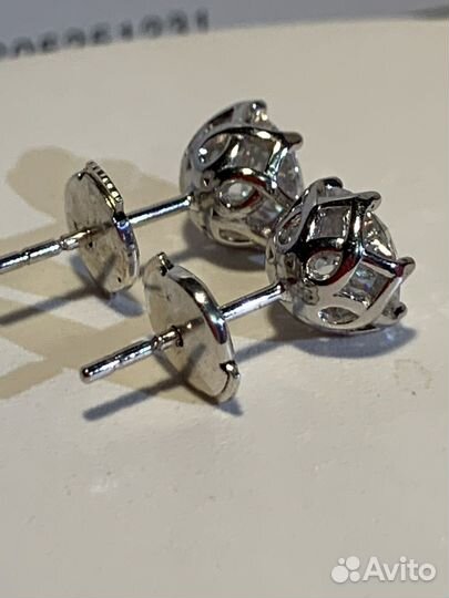 Муассанит Бриллиант 2 карат Альпы