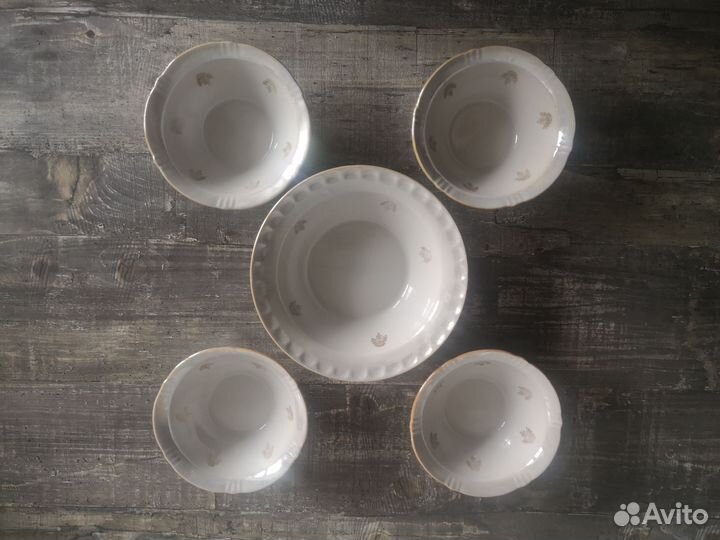 Набор салатников Дружковский фарфоровый завод
