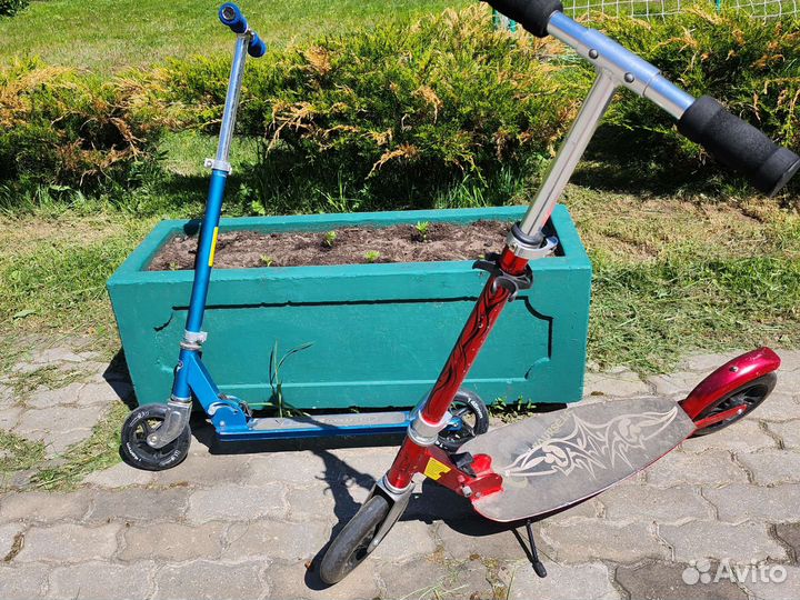 Самокат детский двухколесный бу