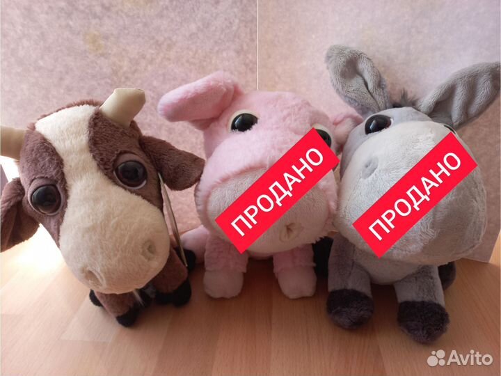 Игрушка мягкая Ферма Big Heads