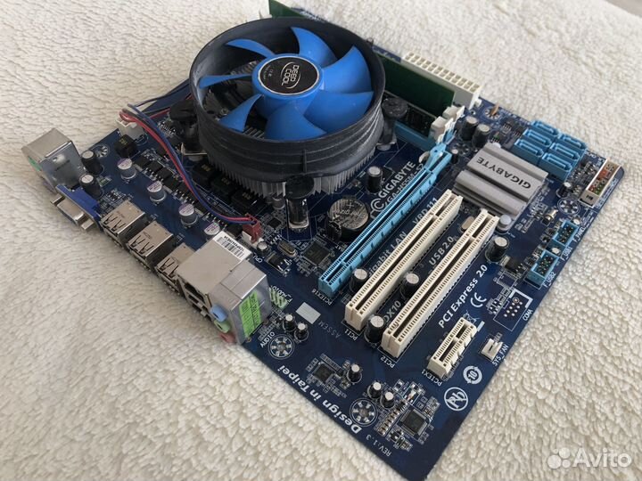 Материнская плата с процессором gigabyte ga-h55m