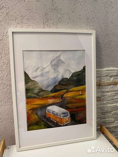 Картина акварель