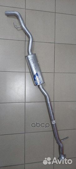 Резонатор nissan X-trail 07-13 2.5 4WD алюм