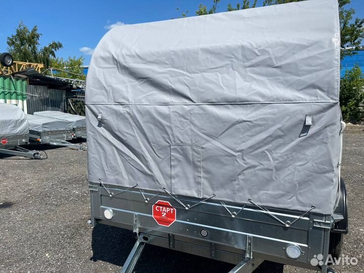 Прицеп легковой 2-х осный, 3х1,5 с тентом аэро