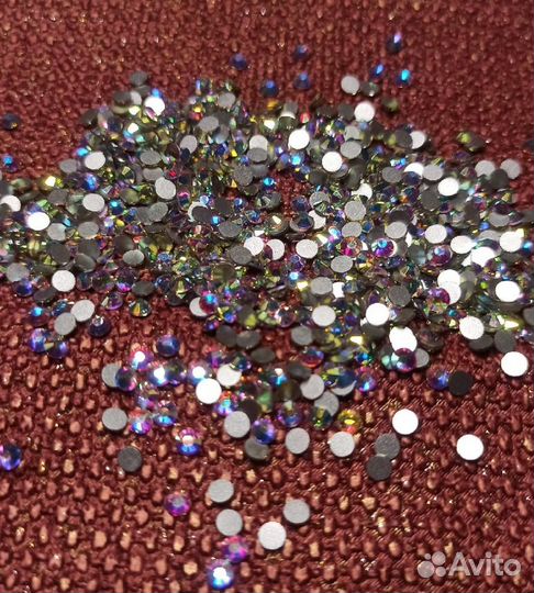 Стразы стекл. холод. фиксации (ногти, рукоделье)