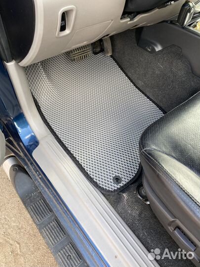 Коврики eva в машину с бортами и без 3d