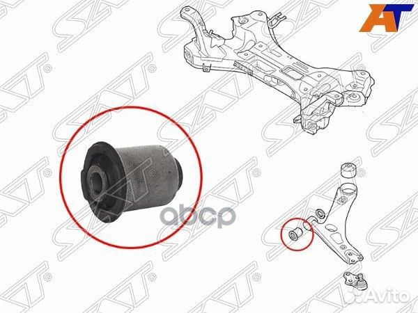 Сайлентблок переднего рычага передний hyundai I