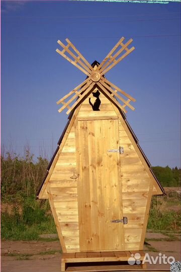Дачный туалет с установкой
