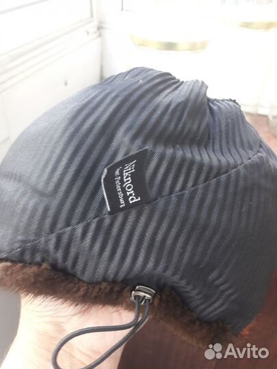 Женский берет из меха норки.размер 56-58