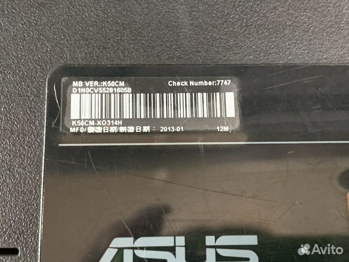Asus k56cm (в разбор)