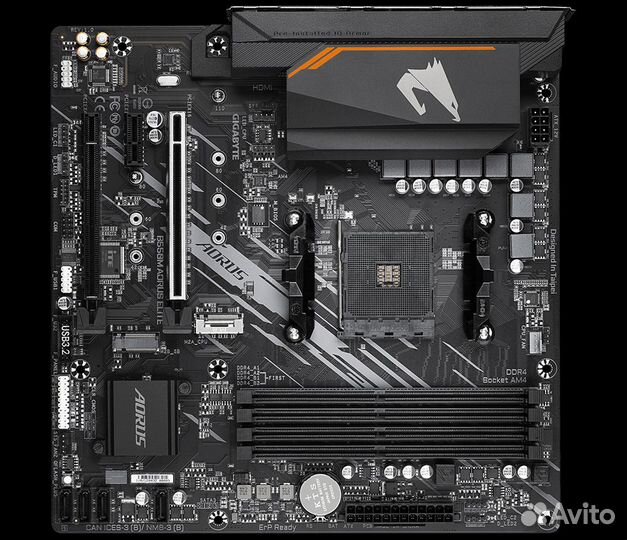 Комплект Ryzen 5700x3d + Gigabyte Aorus b550 elite