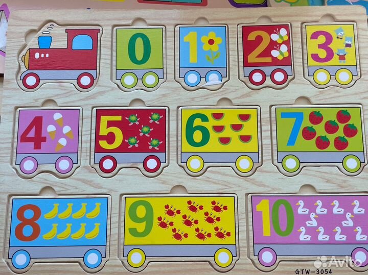 Развивающие деревянные игрушки