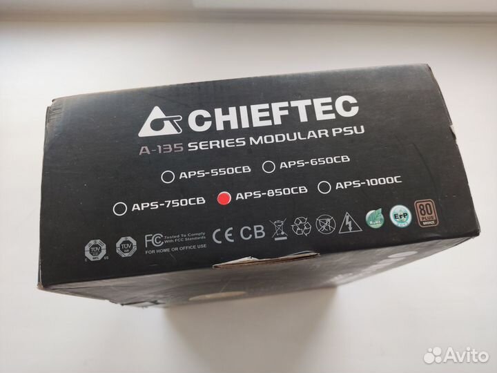 Блок питания Chieftec A-135 Series 850W Bronze