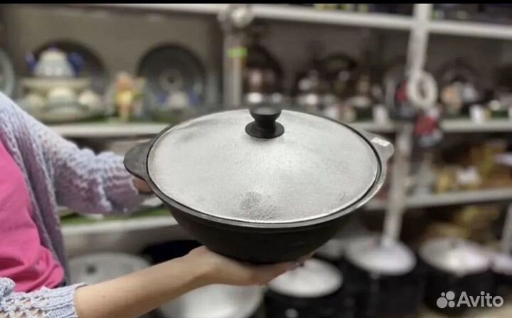 Казан чугунный узбекский